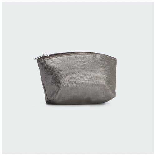 фото Косметичка на молнии, цвет серый сакси