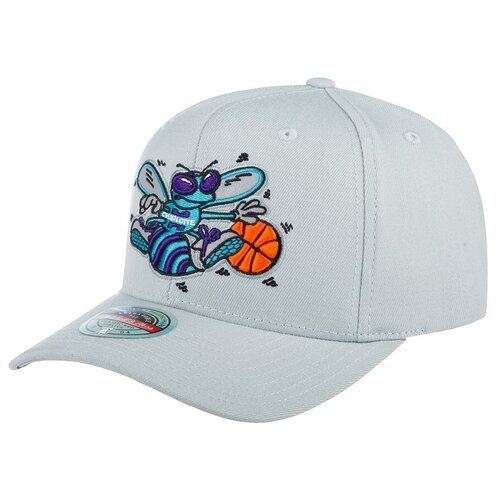 фото Бейсболка mitchell ness 6hssmm19487-chogrey charlotte hornets nba, размер one mitchell & ness