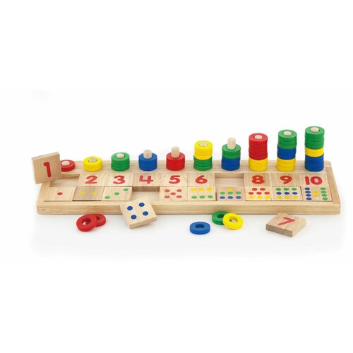 Развивающие игрушки из дерева Viga Toys Игра Разложи по номерам (дерево) 59072
