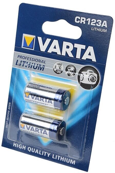 Батарейка Varta CR 123A Bli 1 Lithium (6205301401) - фото №20