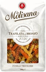 Макаронные изделия La Molisana Fusilli tricolore Спиральки с добавлением томатов и шпината из твердых сортов пшеницы № 309, 500 г