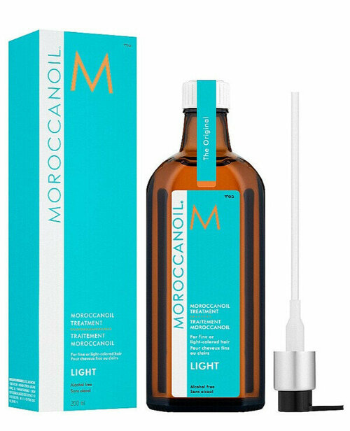 Moroccanoil Oil Light Treatment for Blond or Fine Hair - Восстанавливающее и защищающее несмываемое масло для светлых или тонких волос 200 мл