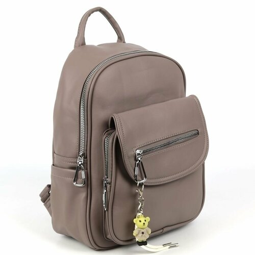 фото Рюкзак 8961 серый, фактура гладкая, серый piove