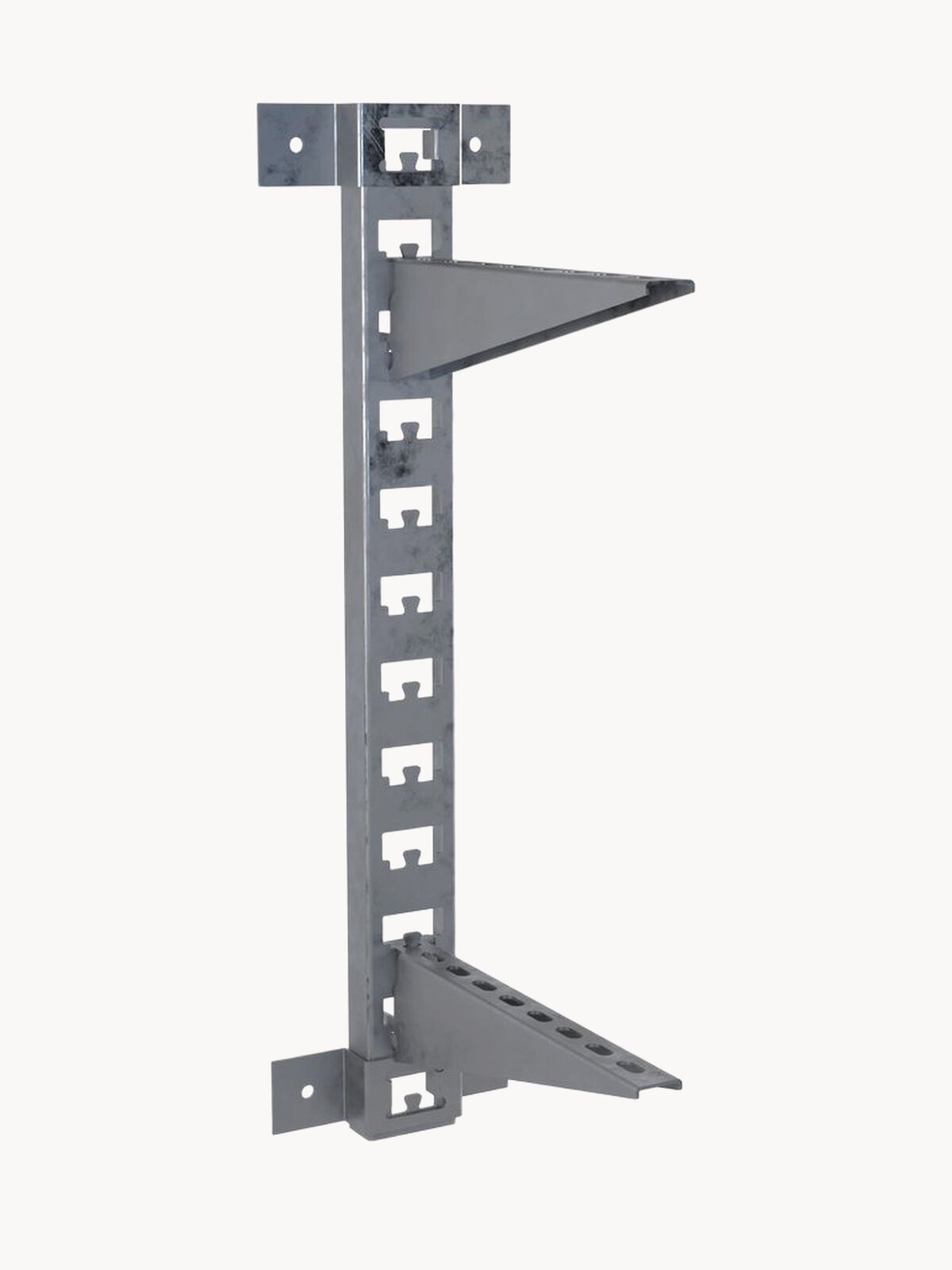 Стеллаж, серый/черный, 74 x 10 x 20 см