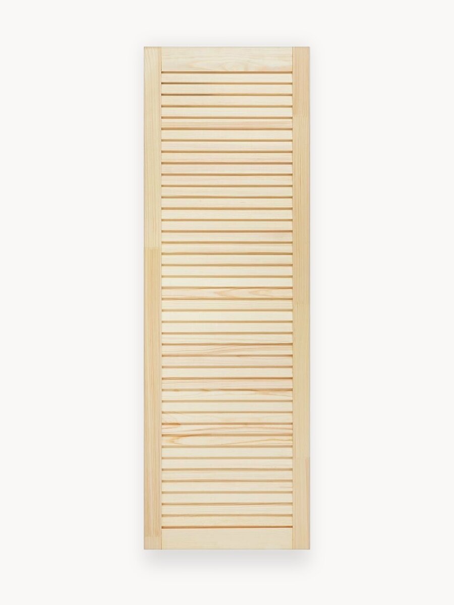 Дверца жалюзийная деревянная 1015х494мм Хвоя категория Экстра