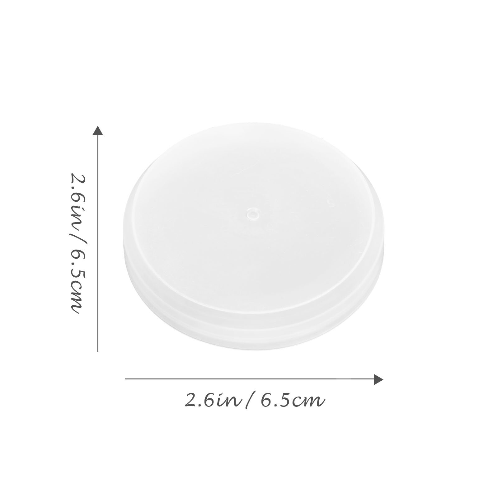 50 Штук Белые Пластиковые Крышки Для Бака Масла Размер 7.00X7.00X1.50Cm