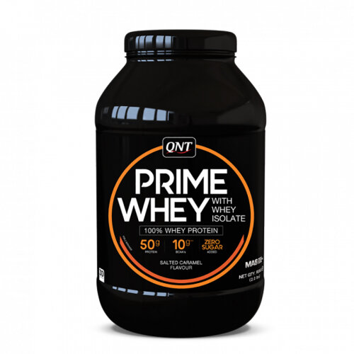 Протеин Qnt PRIME WHEY Прайм Вэй со вкусом соленая карамель 908 гр