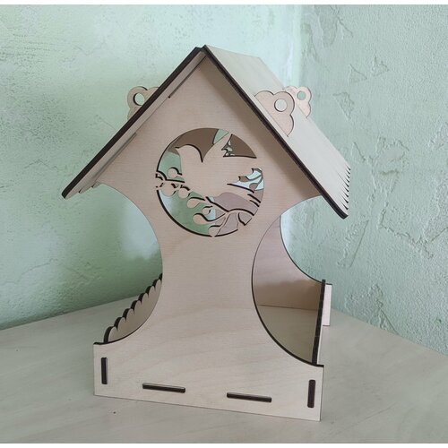 Кормушка кормушка для птиц из фанеры craft pet products