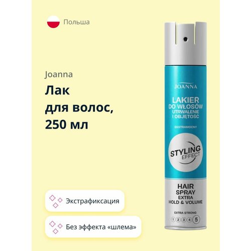 JOANNA Лак для волос STYLING EFFECT Экстрафиксация 250 мл 398₽