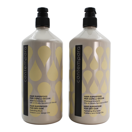 Набор для увлажнения волос Contempora Barex (шампунь 1000 мл + маска 1000 мл)