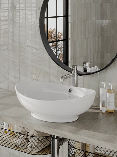 Изображение товара Раковина чаша накладная, белая Orange B08-585w