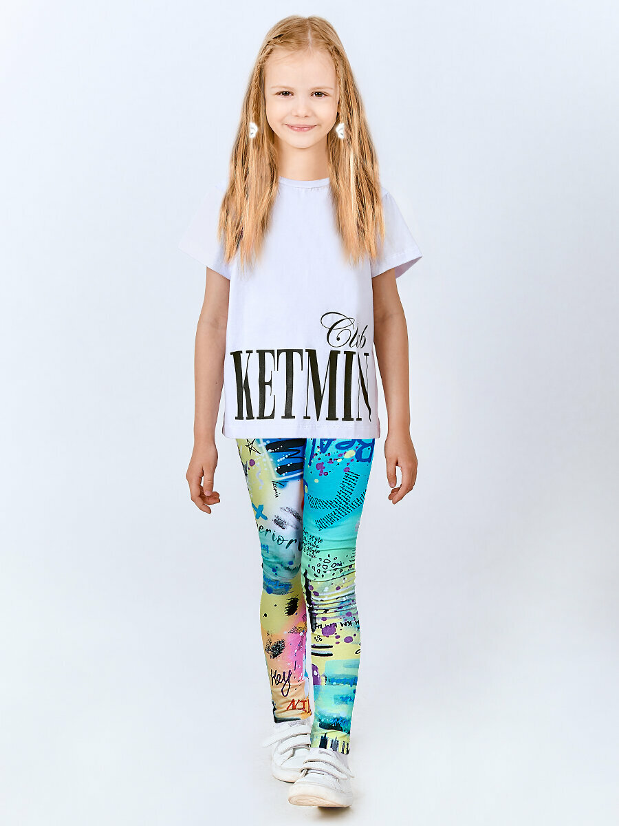 Легинсы детские трикотажные хлопок PREMIUM LINE