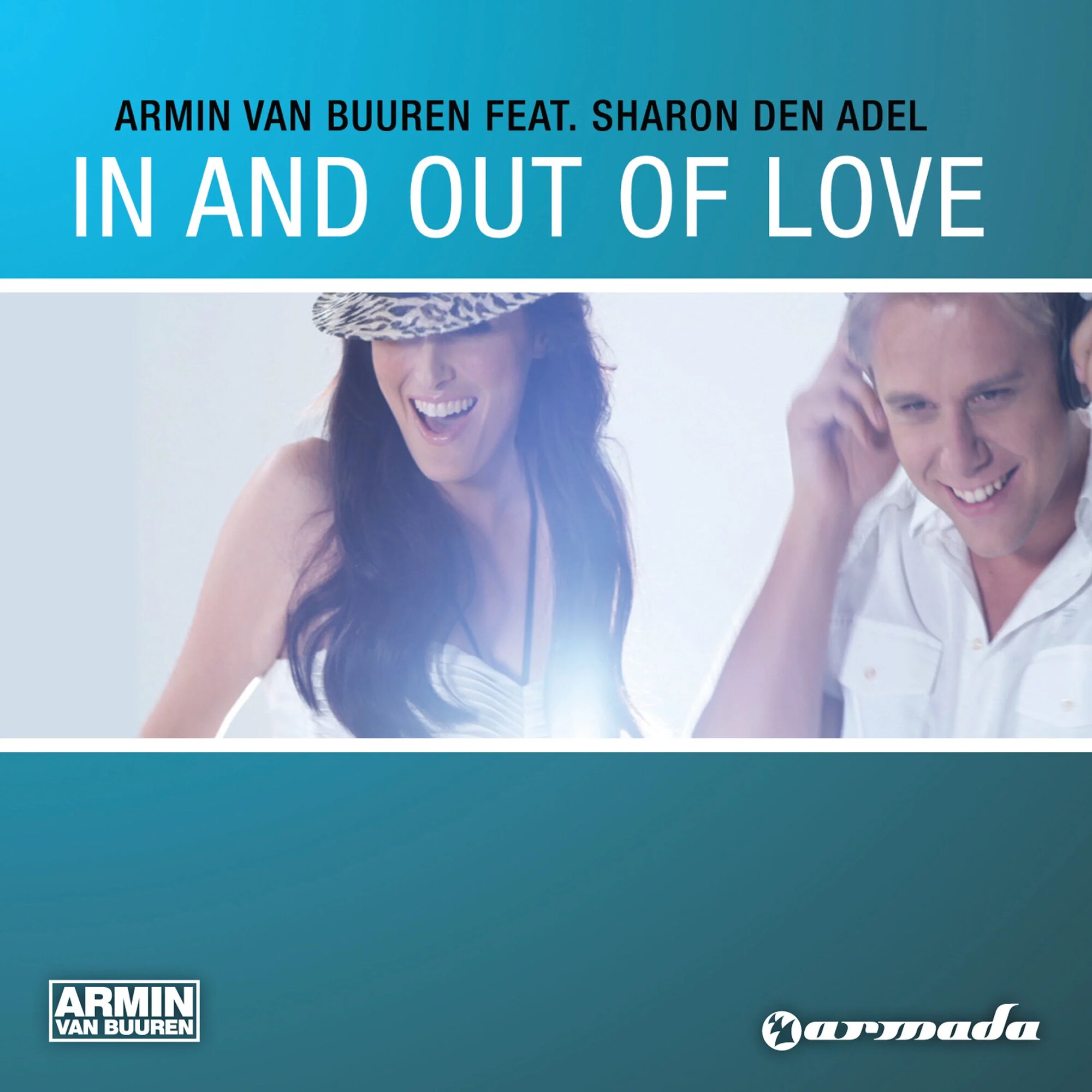 Armin van Buuren Feat Sharon den Adel – In And Out Of Love (12", Limited Edition, Numbered, Blue & Silver Marbled) Single