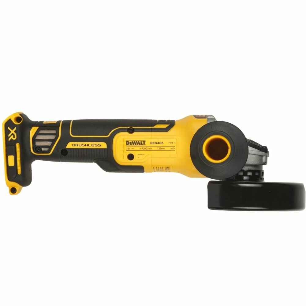 Набор аккумуляторный DEWALT, 18 В: ударная дрель-шуруповерт DCD791 и угловая шлифмашина DCG405, с 2 АКБ 5 Ач и ЗУ, в кейсе TSTAK, (DCK2020P2T) - фото №3