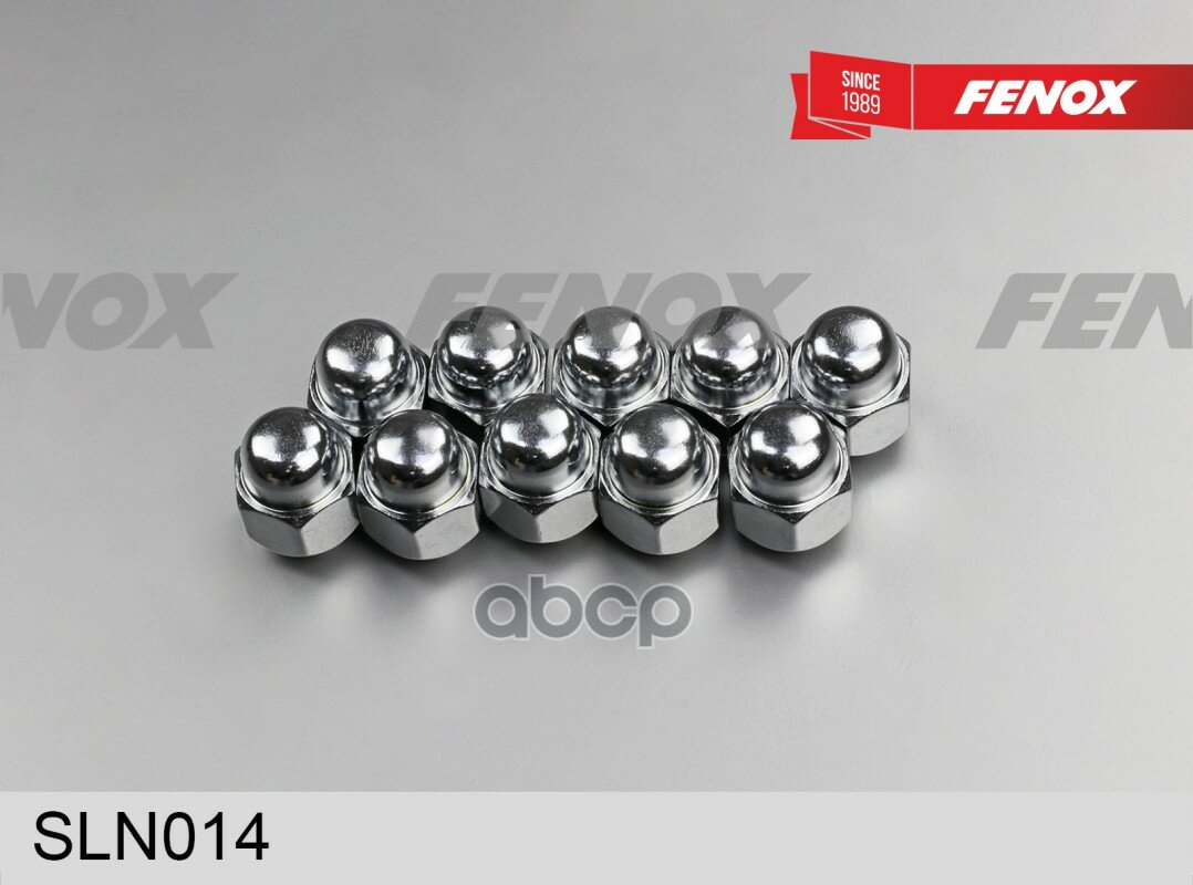 Колесная гайка M12x1.5/S21/H31.6 - хром, сталь FENOX арт. SLN014