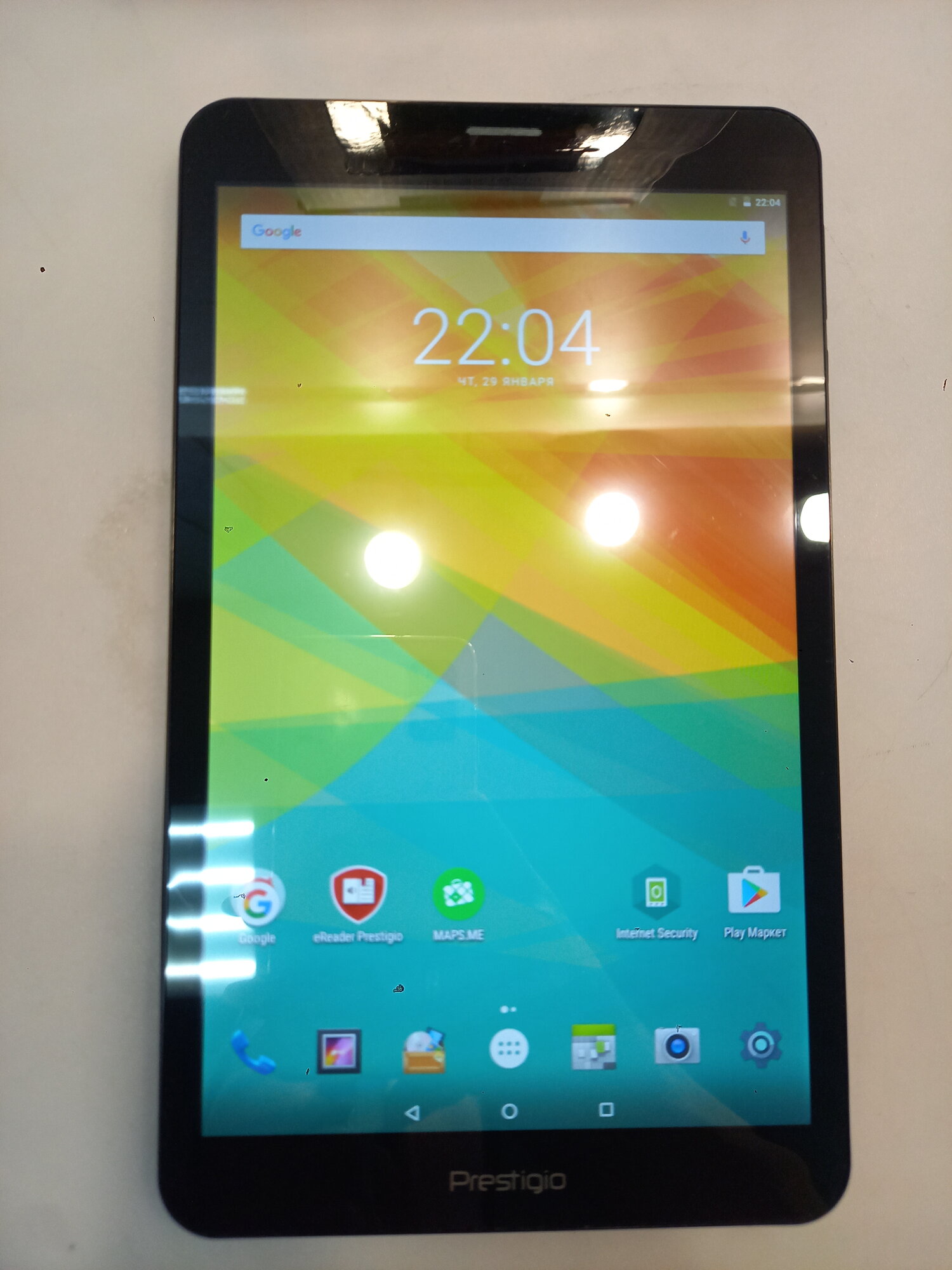 Планшет Prestigio Wize 3418 4G PMT3418_4GE_C_CIS Black /8Gb/GPS/LTE/WiFi/BT/Andr6.0/8" — фото 1
