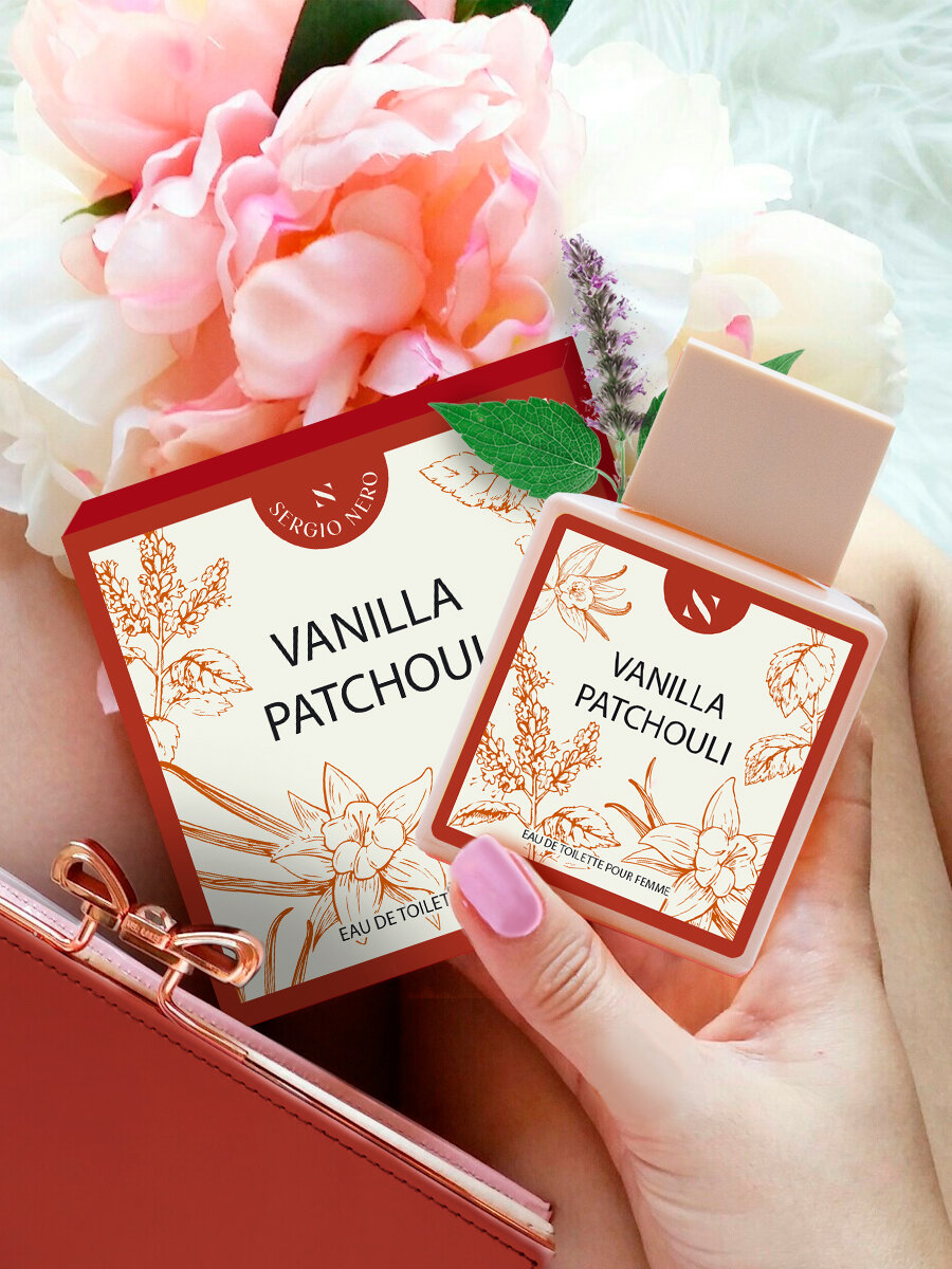 Sergio Nero/ Туалетная вода женская Vanilla Patchouli 50мл, пачули