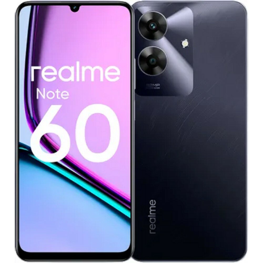 Realme смартфон RMX3933 Note 60 6GB 128GB черный