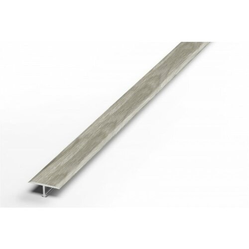 Т-образный алюминиевый порог Лука УТ000066300 порог алюминиевый угловой наружный 24х20х900 мм дуб мелфорд грей самоклеящийся