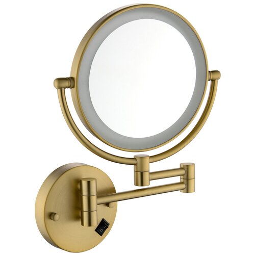 Зеркало с подсветкой Timo Saona 13376/17 золото матовое зеркало настенное passo jenga 110х40 матовое золото