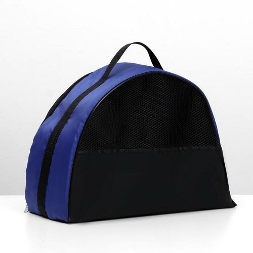 Сумка - переноска для животных, оксфорд, 39 х 19 х 27 см, синяя сумка переноска для животных travelpet компактная синяя