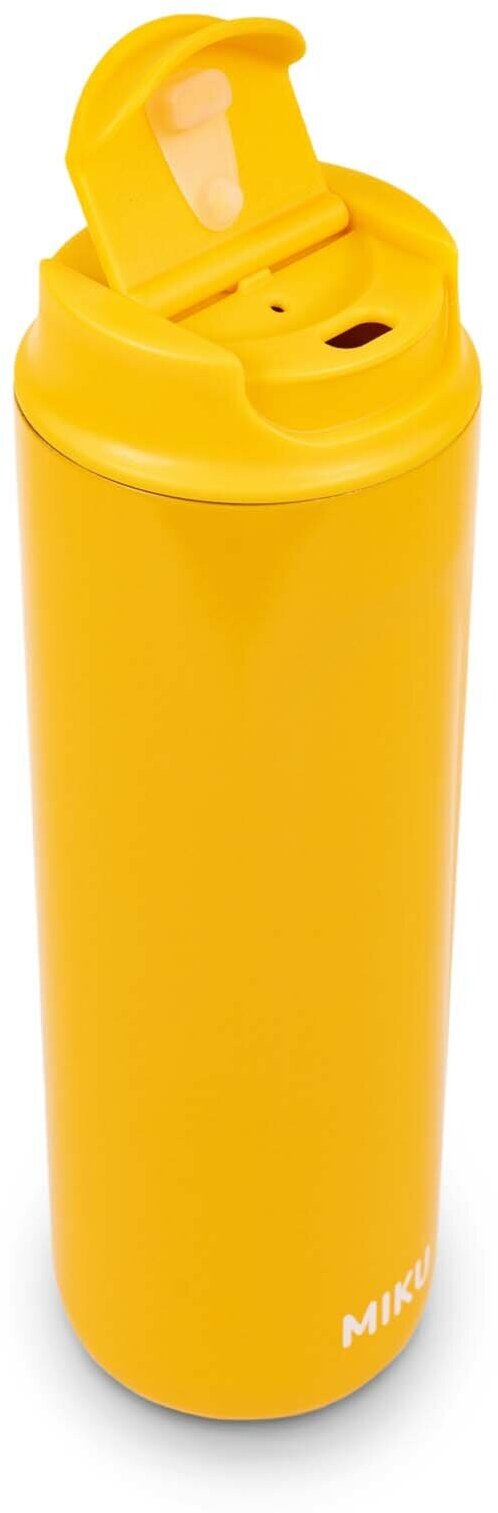 Термокружка с френч-прессом MIKU 480 мл (Желтый) - фотография № 2