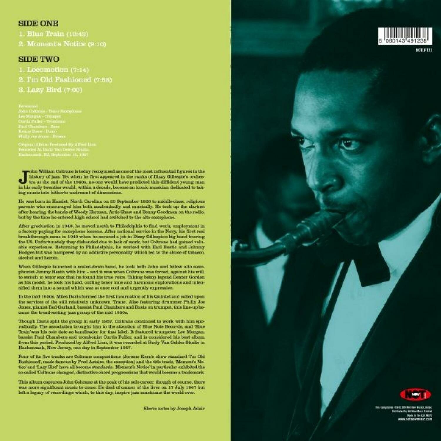 John Coltrane John Coltrane - Blue Train (180 Gr) Not Now Music Мистерия звука - фото №4