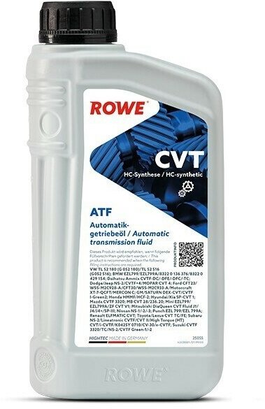 Трансмиссионное масло ROWE HIGHTEC ATF CVT