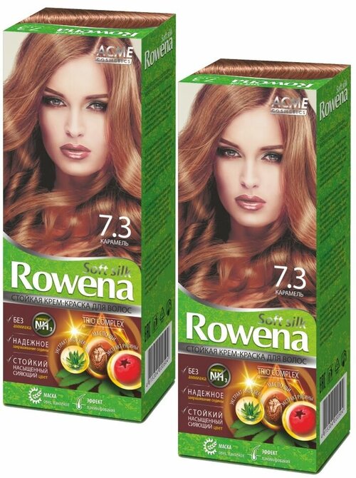 Rowena Soft Silk Краска для волос т7.3 Карамель Комплект 2 шт.