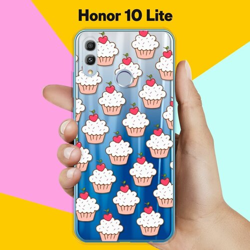 Силиконовый чехол Капкейки на Honor 10 Lite