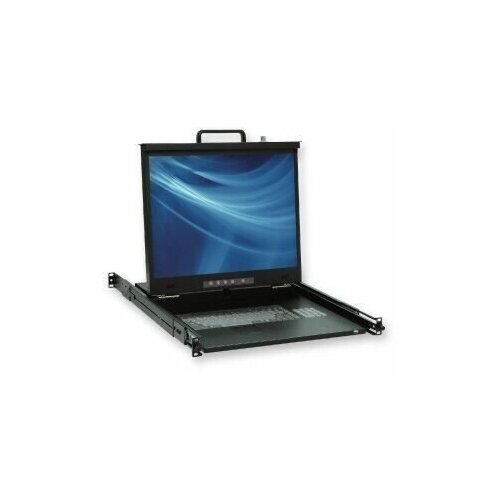 Консоль KVM Broadrack 1 порт KSR-12001-DVI-RU-SEA квм консоль aten 19 16 port ps 2 usb vga single rail lcd kvm switch cl1316n ata rg