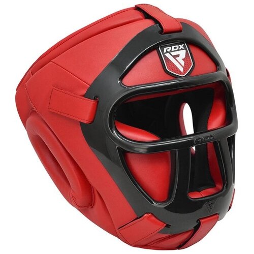 фото Боксерский шлем rdx t1f red - rdx - красный - m