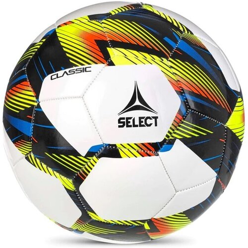Футбольный мяч SELECT CLASSIC V23, бел/чер/жел, 4 футбольный мяч select pioneer tb бел крас жел 4