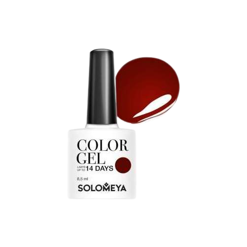 Solomeya гель-лак для ногтей Color Gel, 8.5 мл, 37 г, Real Marsala/Марсала 121