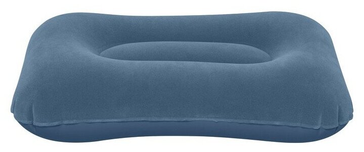 Надувная подушка Bestway Flocked Air Pillow 67121, 42х26 см, синий - фотография № 11