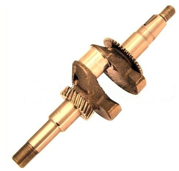 фото Коленвал мотопомпы Champion GP50, GP80, GTP80, G210HT, с резьбой (вал 58х19 мм)