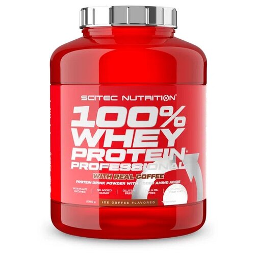 Протеин Scitec Nutrition 100% Whey Protein Professional, 2350 гр., ледяной кофе