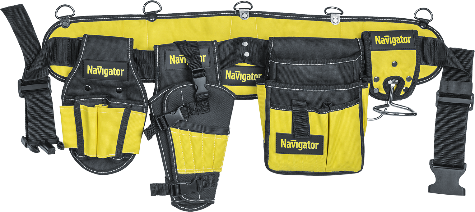 сумка-пояс для инструмента NAVIGATOR 1300х300х350мм желтый - фото №4