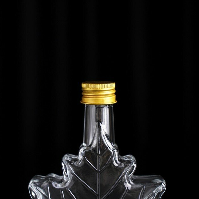 Бутыль стеклянная для соусов и масла «Клён», 100 мл, 10×3,5×14 см (1шт.) - фотография № 6