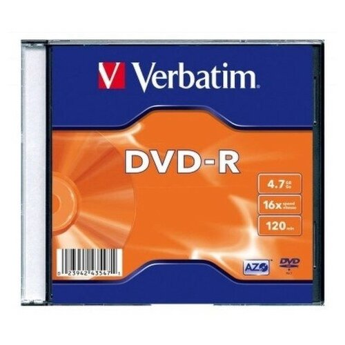 карта памяти 8 гб verbatim 49062 – verbatim – 15 020 142 – 0023942490623 Verbatim Диск DVD-R 4.7Gb 16x Slim 1 шт