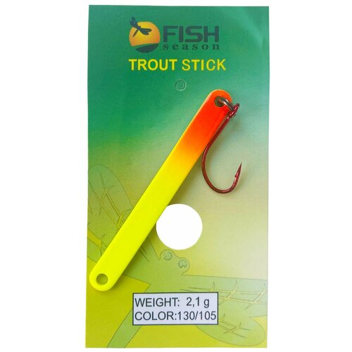 фото Блесна trout stick, 2.1гр, цвет-105, 1шт/уп fish season
