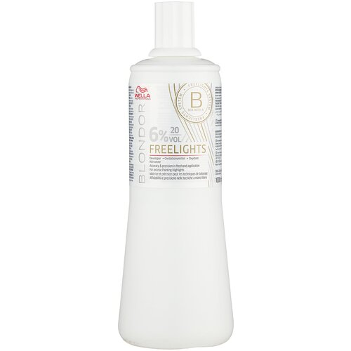 WELLA Professional Blondor Freelights Окислитель 6%, 1000 мл