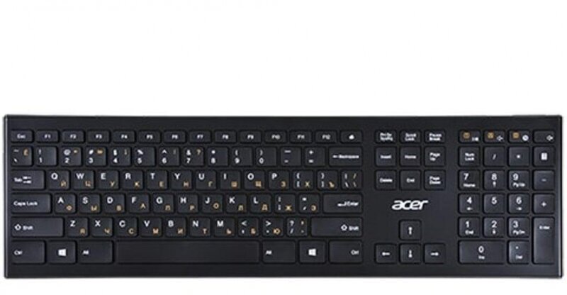 Клавиатура Acer OKR010 Wireless, черный