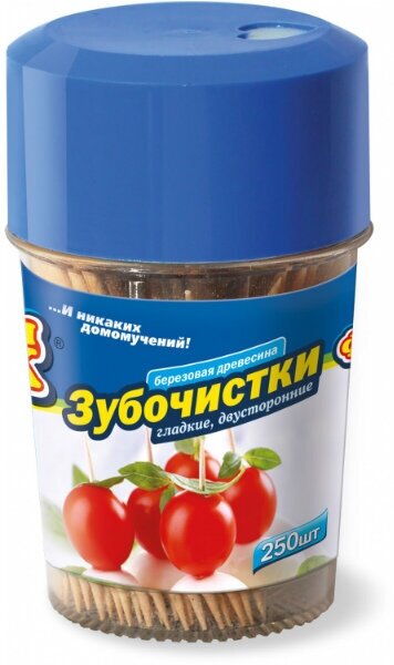 Зубочистки "Фрекен Бок" деревянные, 250шт. - фото №3