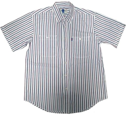 Рубашка WEST RIDER, размер 48, синий, белый