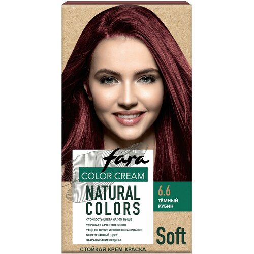 Fara Краска для волос FARA Natural Colors Soft 324 темный рубин, 116 г