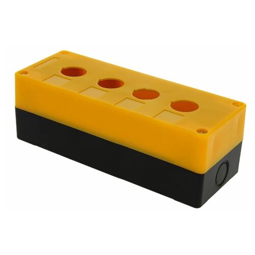 Корпус КП104 пластиковый 4 кнопки желтый EKF PROxima cpb-104-o