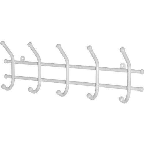 Вешалка настенная Hoff Норма 48х165х8 цвет белый 499₽