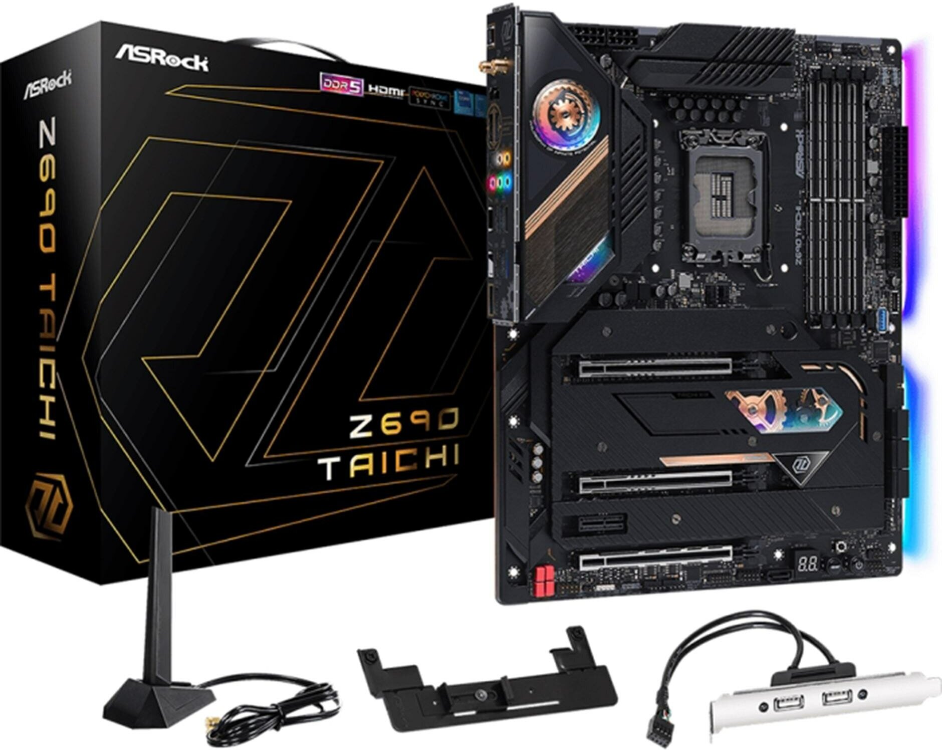 Материнская плата Z690 S1700 ATX Z690 TAICHI ASROCK - фото №12