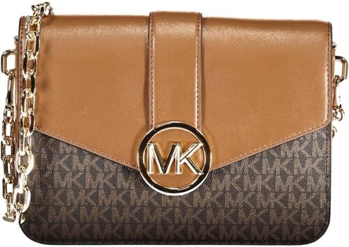 Сумка MICHAEL KORS, фактура гладкая, коричневый